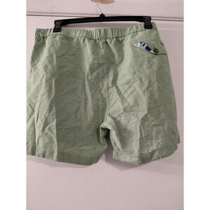 Mens XXL Green Chubbies Linen Blend Shorts 5.5 Inseam Regular Fit Pockets EUC